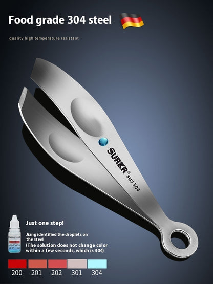 304 Stainless Steel Dial Garlic Peeling Household Garlic Wallet