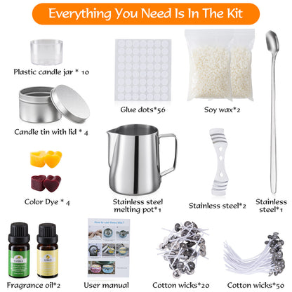 DIY Aromatherapy Candle Family Birthday Party Making Simple Set