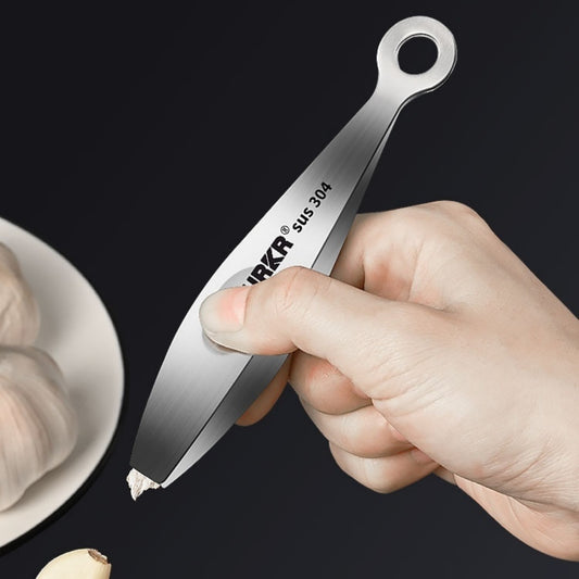 304 Stainless Steel Dial Garlic Peeling Household Garlic Wallet